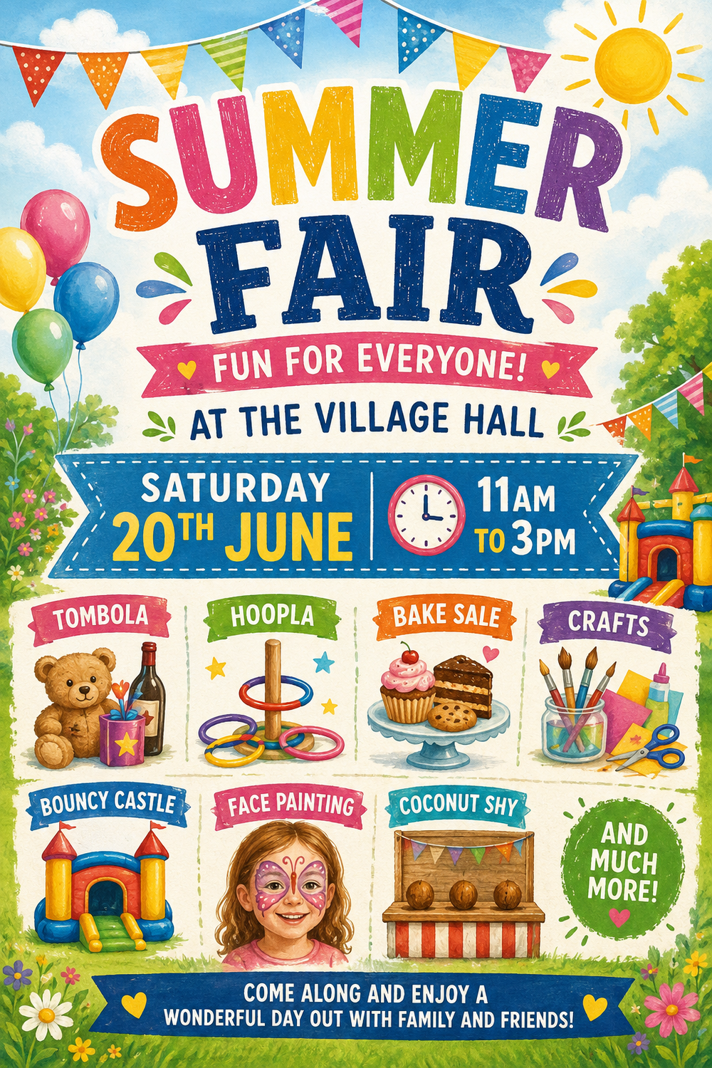 Summer (slop) fair: ChatGPT can create an identikit poster in a matter of moments (Created by ChatGPT)