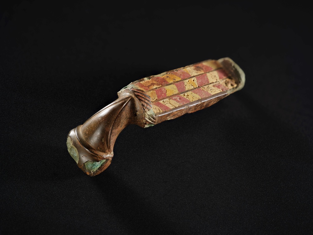 At the time the brooch was made, craftworkers took inspiration from brooches brought in with the Roman invasion and added touches reflecting local tastes and styles (National Museums Scotland)