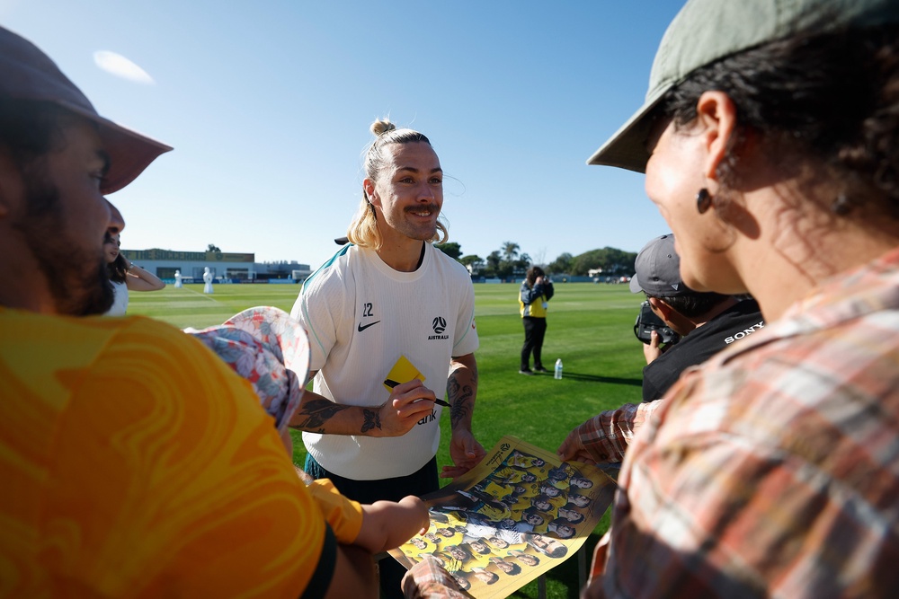 Jackson Irvine will captain Australia at his third World Cup (Getty)