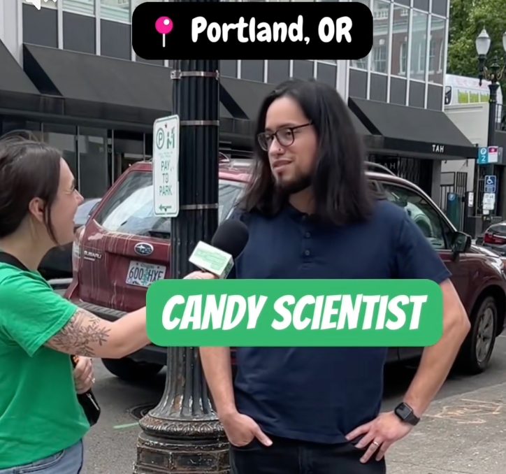Williams spoke to a candy scientist from Portland, Oregon, who said he makes over $70,000 annually (Salary Transparent Street)