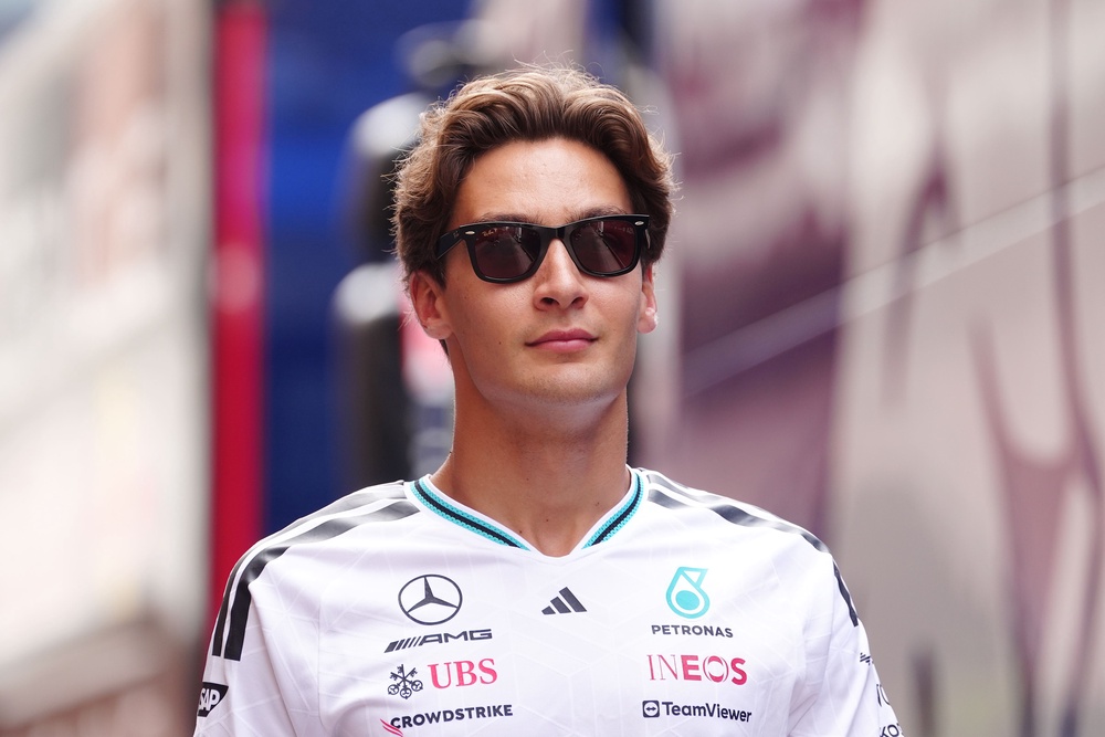 Mercedes’ George Russell trails team-mate Kimi Antonelli in the championship (David Davies/PA) (PA Wire)