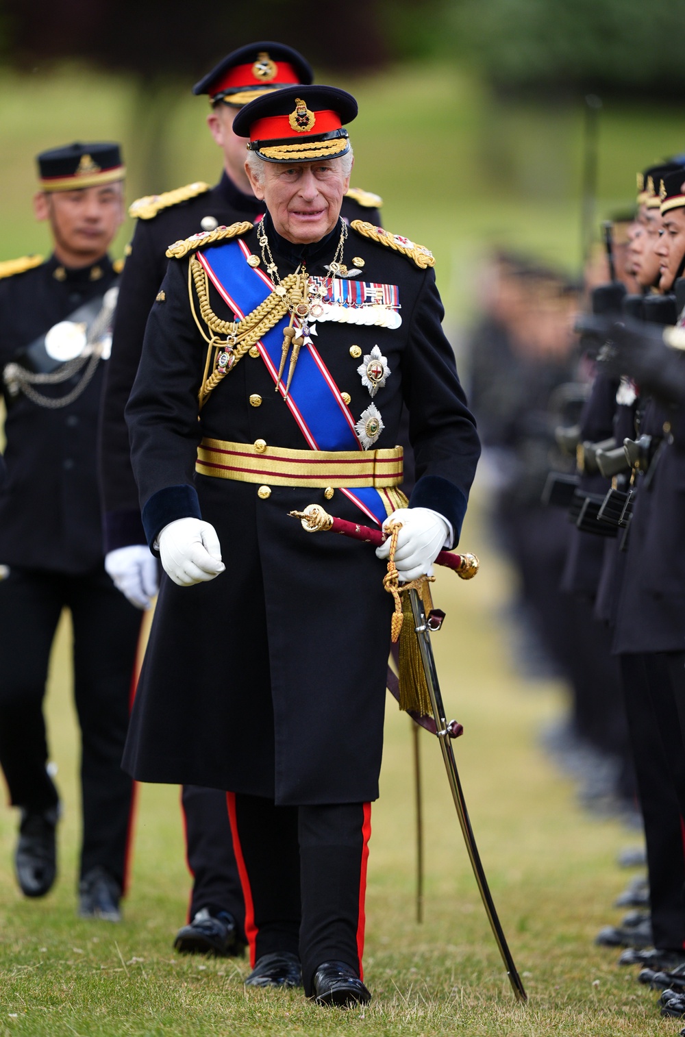 The monarch is head of the Armed Forces (Aaron Chown/PA) (PA Wire)