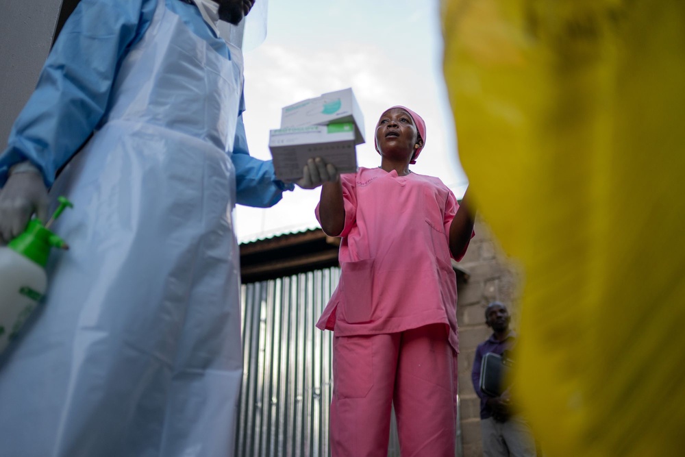 It is not clear how many women have been infected in the latest outbreak but history shows that previous Ebola outbreaks have affected women more (AP Photo/Moses Sawasawa)
