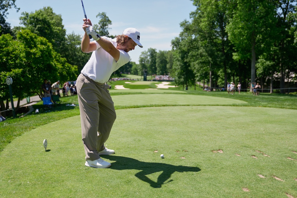 Tommy Fleetwood shares the clubhouse lead (Sue Ogrocki/AP) (AP)