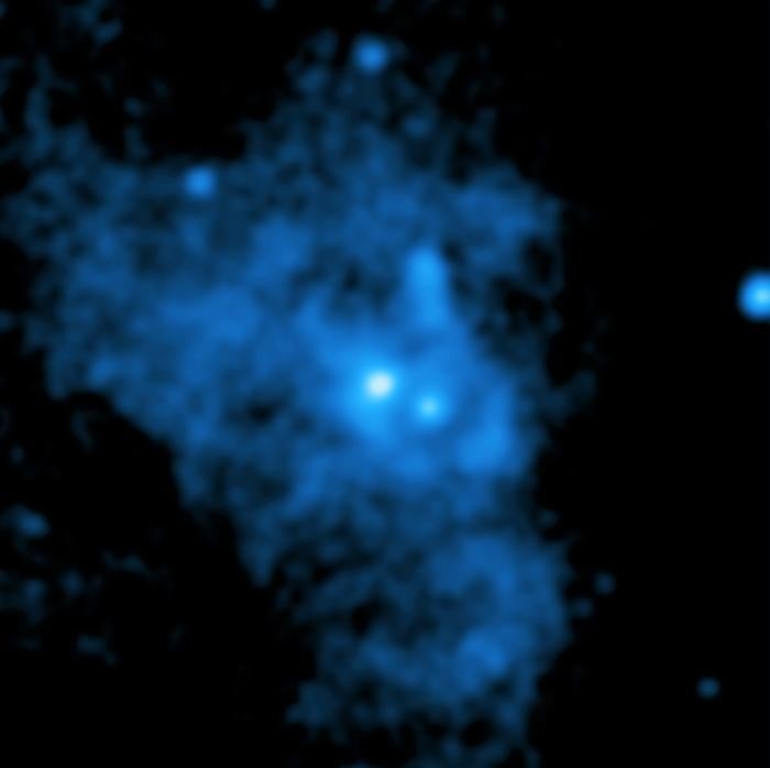 X-ray data from NASA’s Chandra X-ray Observatory shows the area around the black hole (X-ray: NASA/CXC/Northwestern Univ./M. Gorski; Radio: ESO/NAOJ/NRAO/ALMA; Image processing: NASA/CXC/SAO/K. Arcand and P. Edmonds)