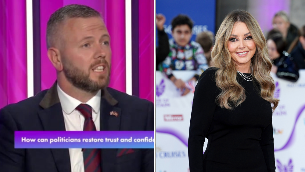 Robert Kenyon refused to apologise to Carol Vorderman (BBC/PA)