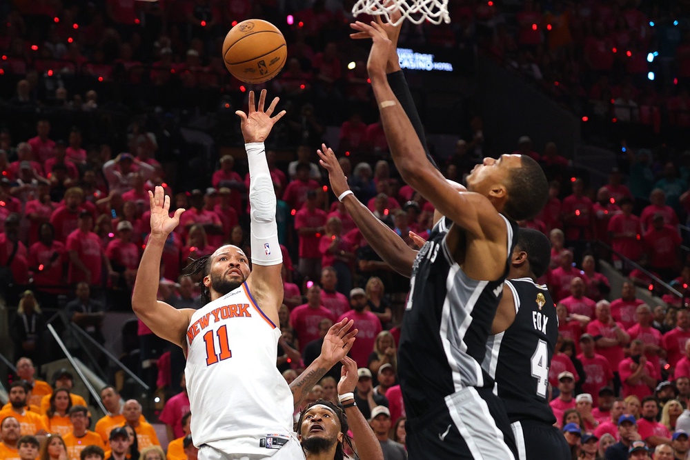 NBA finals games 3 and 4 will be played on the New York Knicks' home court at Madison Square Garden in Manhattan (Getty Images)