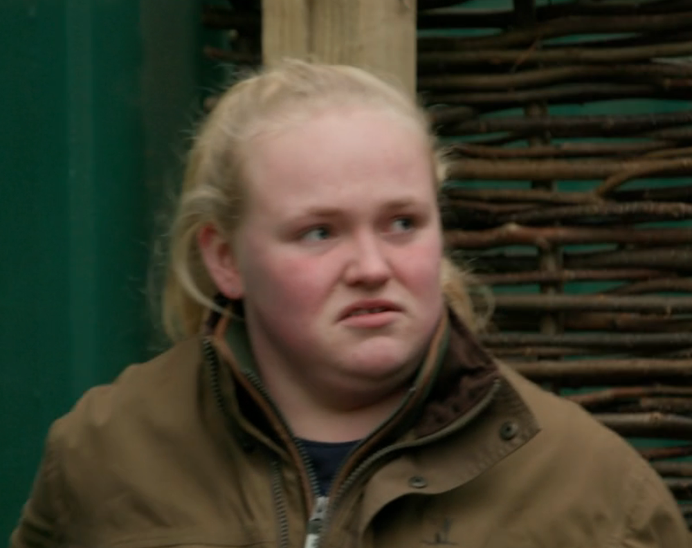 Charlotte Kingham was told by customers she looked like Kaleb Cooper (Prime Video)