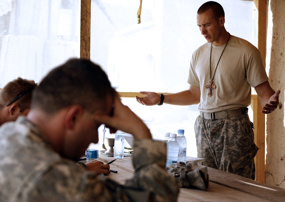 Military chaplains have said they fear unconstitutional retaliation and other professional repercussions if their views don’t align with Hegseth (AFP/Getty)
