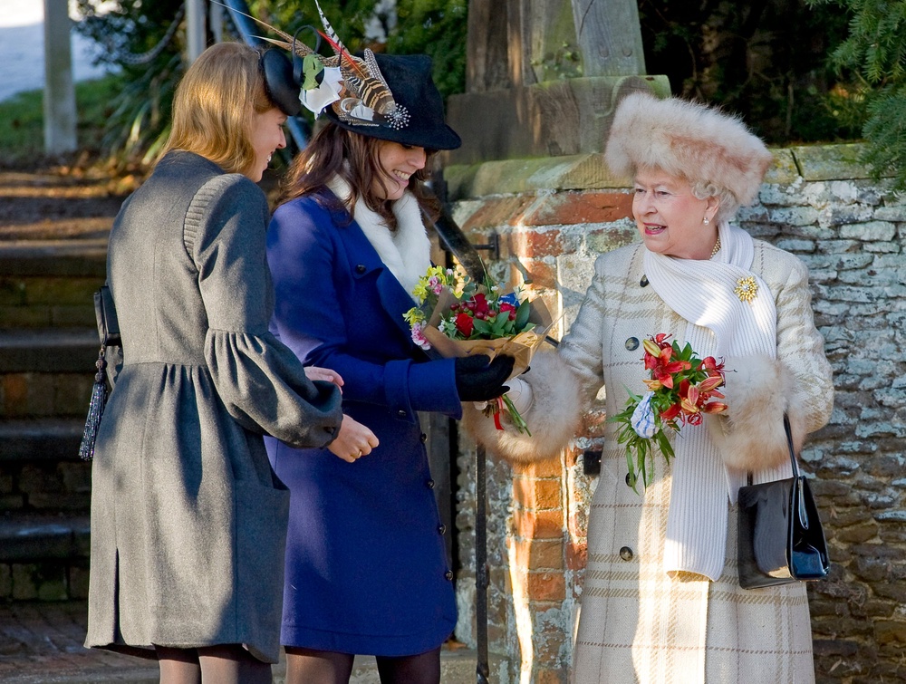 The princesses with their grandmother Queen Elizabeth II (Chris Bouchier/Sunday Times/PA) (PA Archive)