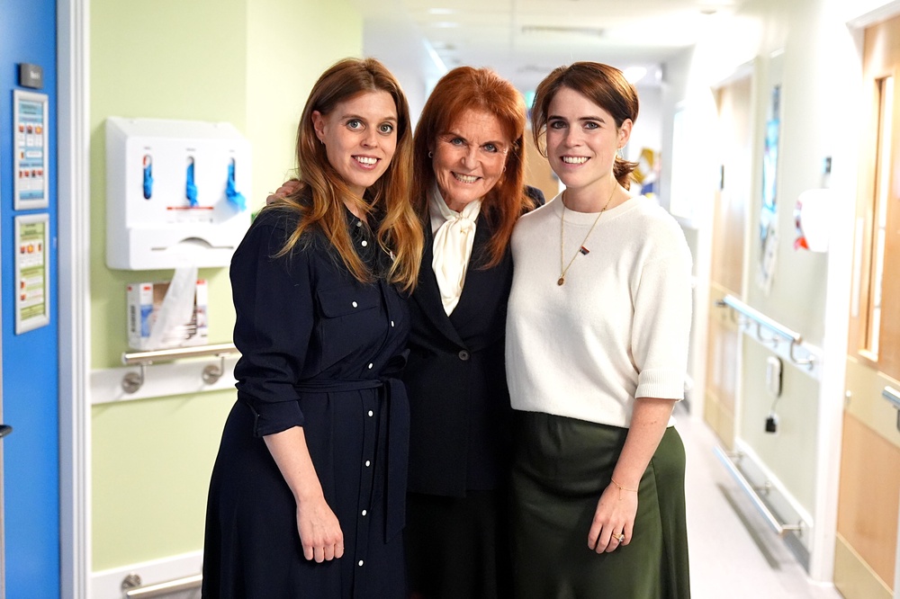 Sarah Ferguson with Beatrice and Eugenie (PA)