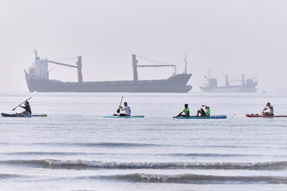 Oil and gas prices soared in March and April because of the effective closure of the Strait of Hormuz (Amirhosein Khorgooi/ISNA/AP)