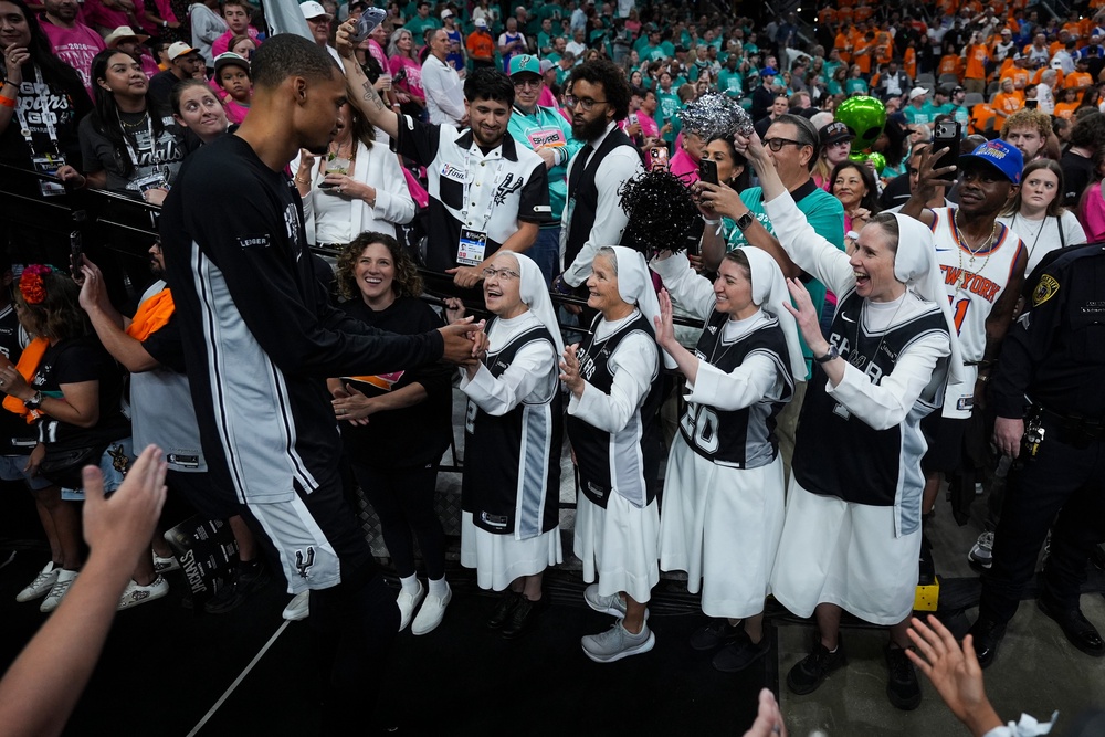 For the sisters, the connection is a natural extension of their mission (AP Photo/Eric Gay)