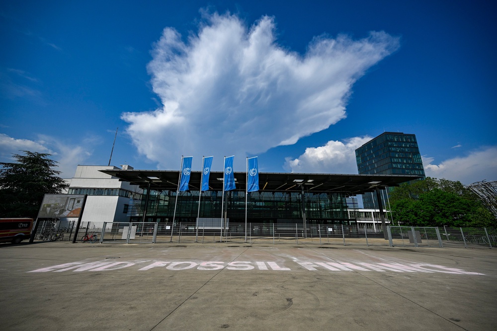 The headquarters of the United Nations Framework Convention on Climate Change (UNFCCC) in Bonn, where the crucial mid-year climate talks are taking place (Getty)