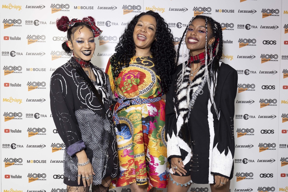 The Nova Twins with King at the 2022 Mobo Awards (PA) (PA Archive)