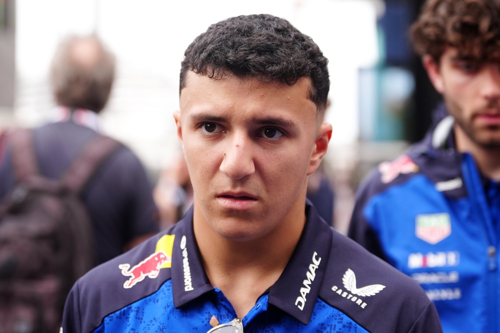 Isack Hadjar crashed out of practice in Monaco (David Davies/PA) (PA Wire)