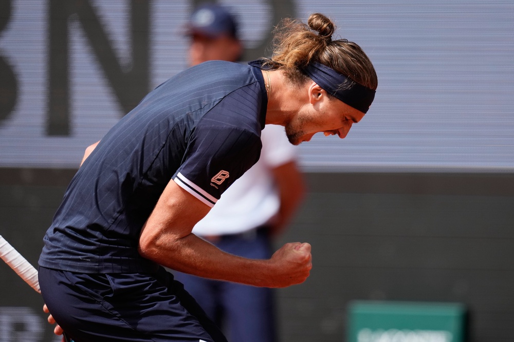 Zverev got little wrong in a straightforward first two sets before Mensik fought back (AP)