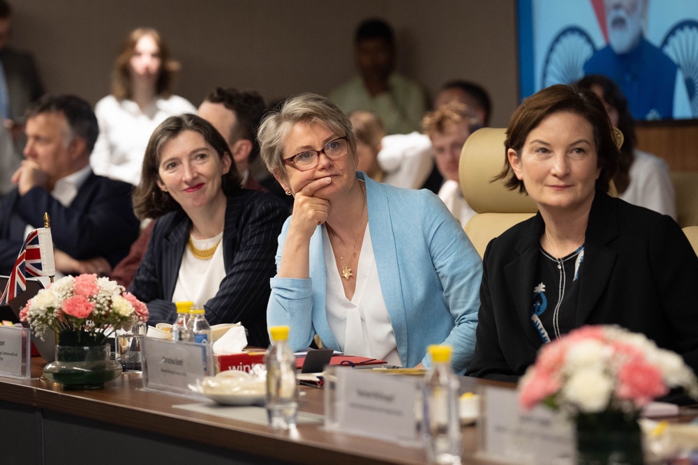 Foreign Secretary Yvette Cooper held talks in Delhi (Stefan Rousseau/PA) (PA Wire)