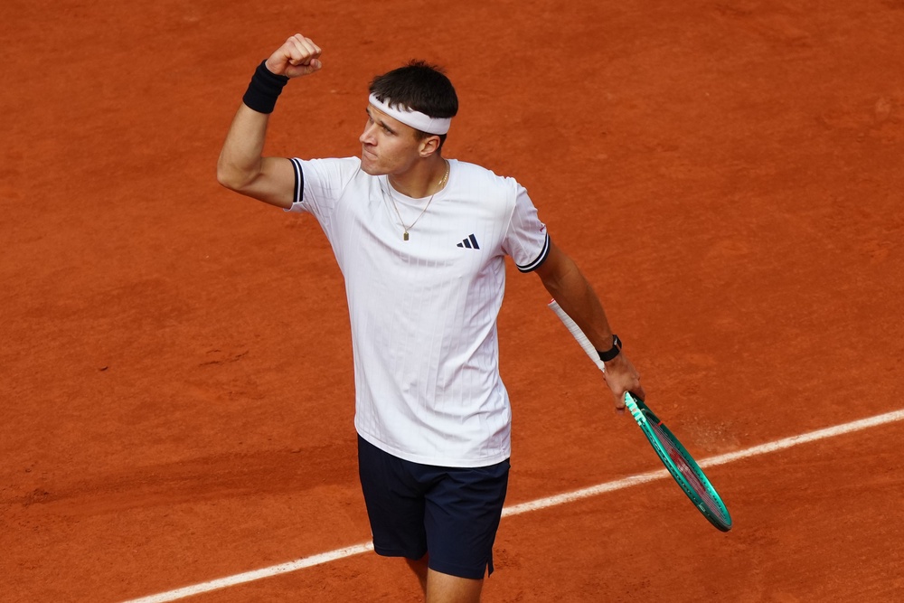 Mensik produced some of his best attacking tennis in the third set but could not replicate the consistent level he showed earlier in the tournament (AP)