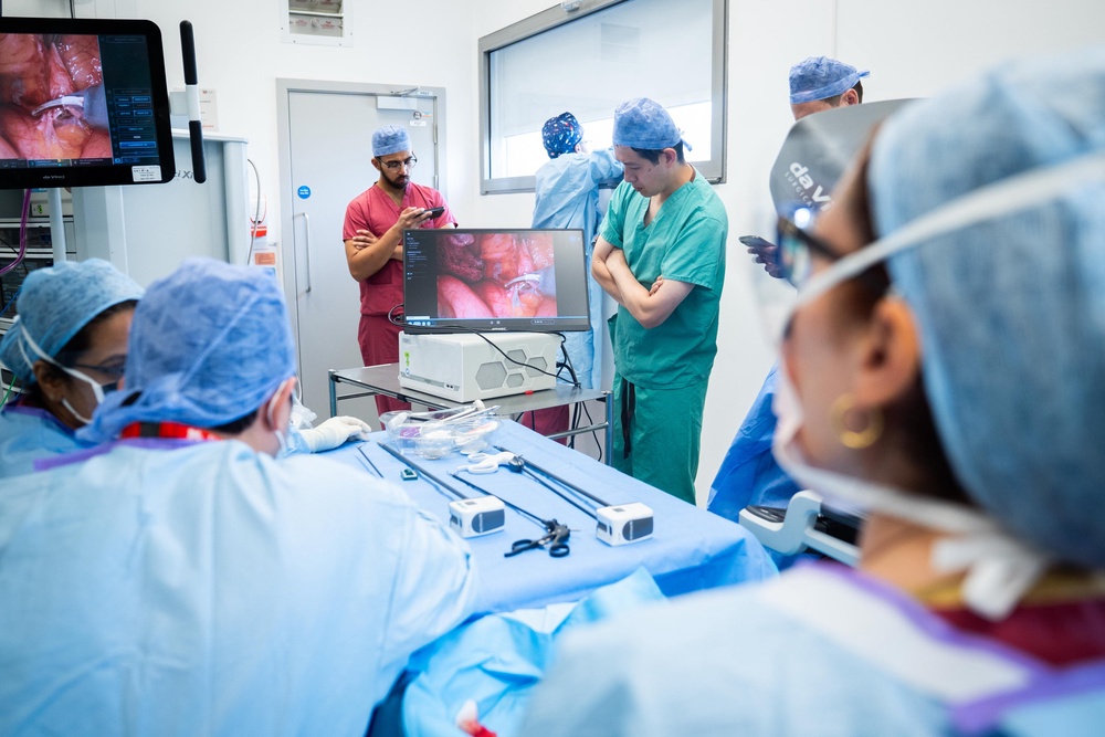 The operation on Thursday was the first time the technology has been used in the UK (PA)