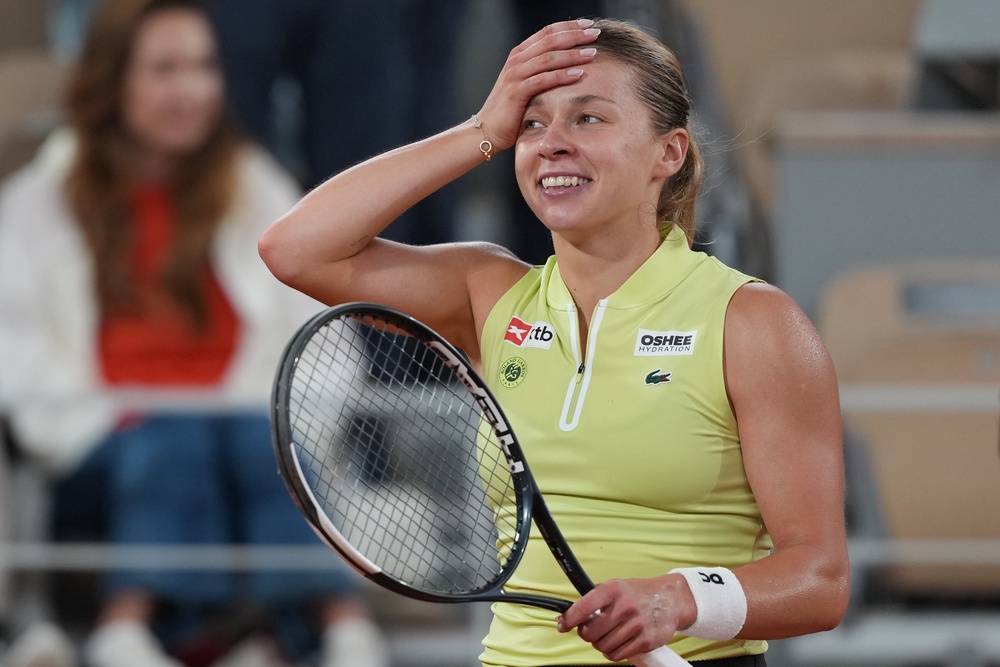Maja Chwalinska is one win away from a historic French Open title (Thibault Camus/AP) (AP)