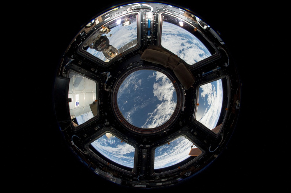 A view of Earth from the Cupola on the earth-facing side of the International Space Station (Reuters)