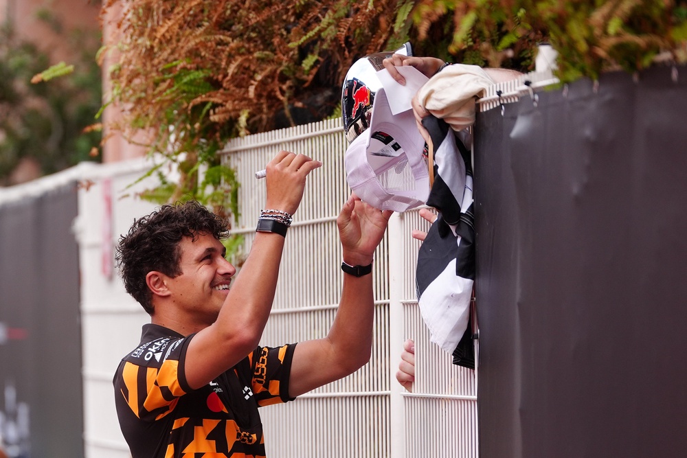 Lando Norris said he does not want to carry on into his forties (David Davies/PA) (PA Wire)