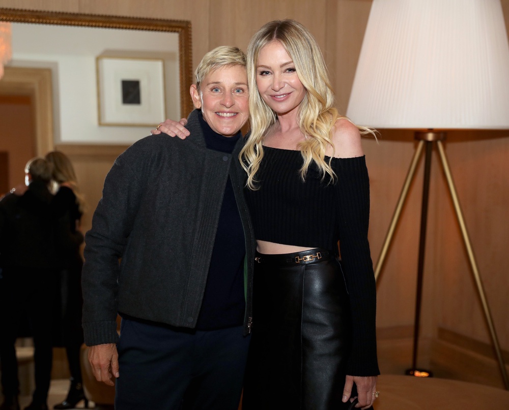 Ellen DeGeneres and Portia de Rossi didn’t appear in ‘Clarkson’s Farm’ gig scenes as expected (Getty Images for RH)