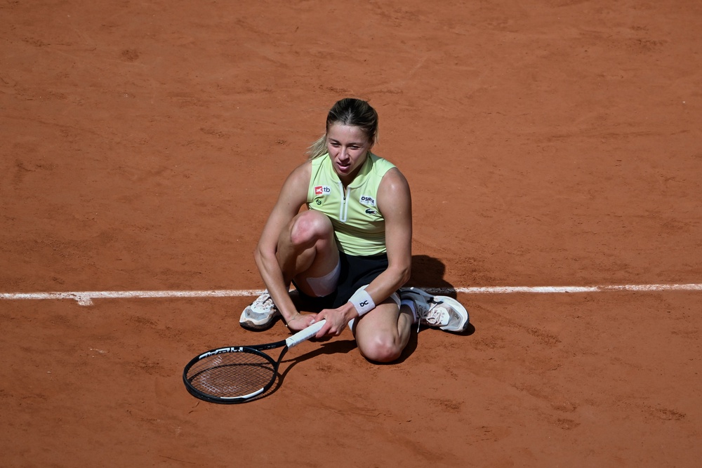 Maja Chwalinska was well beaten (Emma Da Silva/AP) (AP)