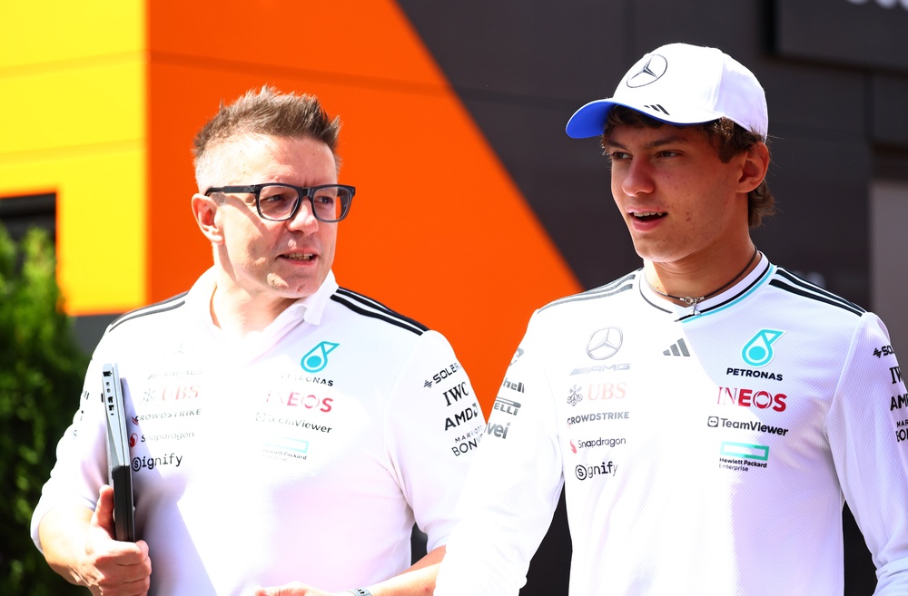 Peter Bonnington and Kimi Antonelli (Getty)