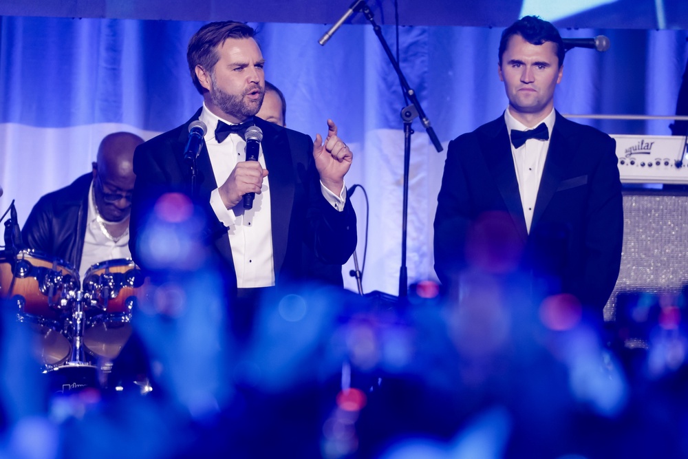 Vance wrote that Charlie Kirk helped him become a better parent as he and his wife adjusted to life in the spotlight of national politics (Getty)