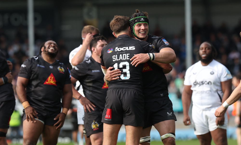 Henry Slade led Exeter into the Prem semi-finals (Getty)