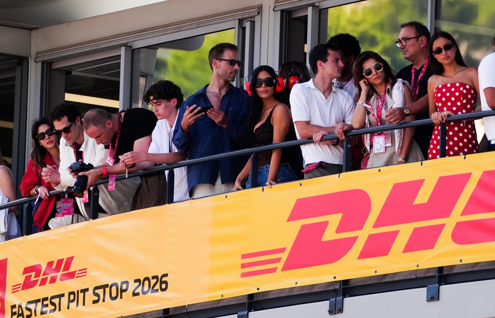 Kim Kardashian watching qualifying for the Monaco Grand Prix (David Davies/PA) (PA Wire)