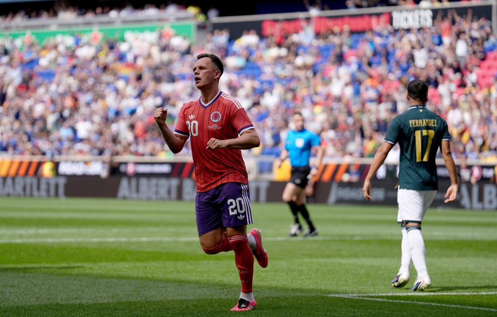Lawrence Shankland gave Scotland an early lead (Andrew Milligan/PA)