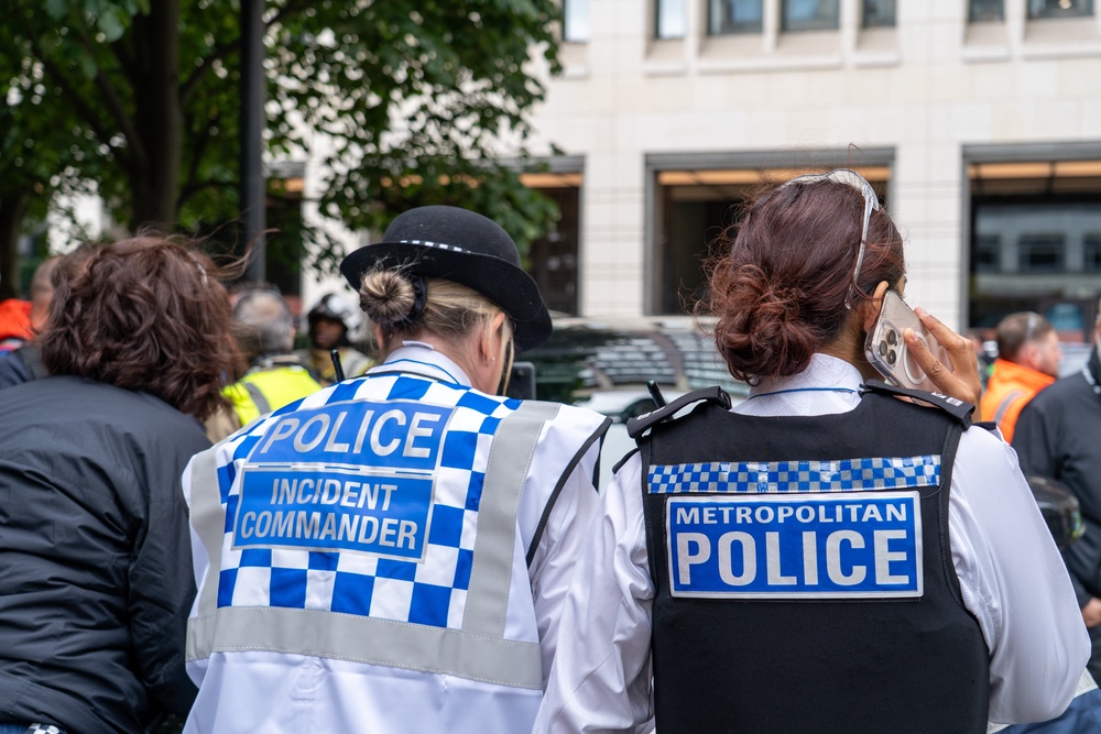 Handout photo issued by Counter Terrorism Policing of emergency services at London's Canary Wharf for the largest training exercise in modern times to test emergency services' response to terror attacks. Picture date: Sunday June 7, 2026 (PA)