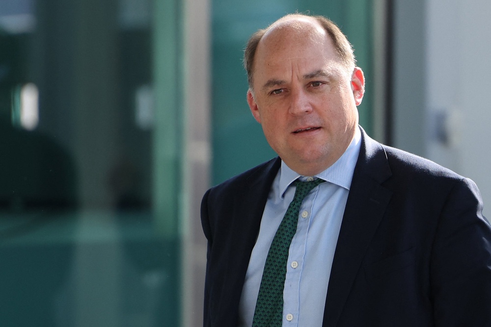 Former defence secretary Ben Wallace was also called ‘a moron’ (AFP/Getty)