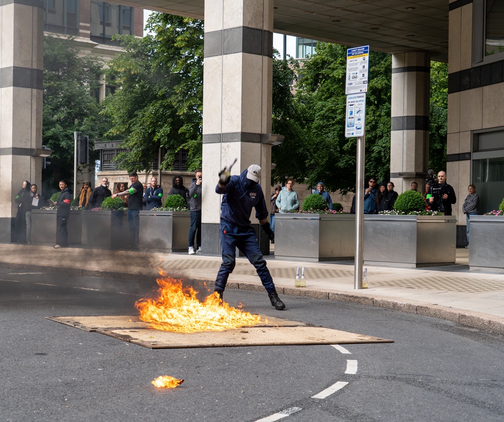 Up to 1,000 people took part in the training exercise (Counter Terrorism Policing/PA) (PA Media)