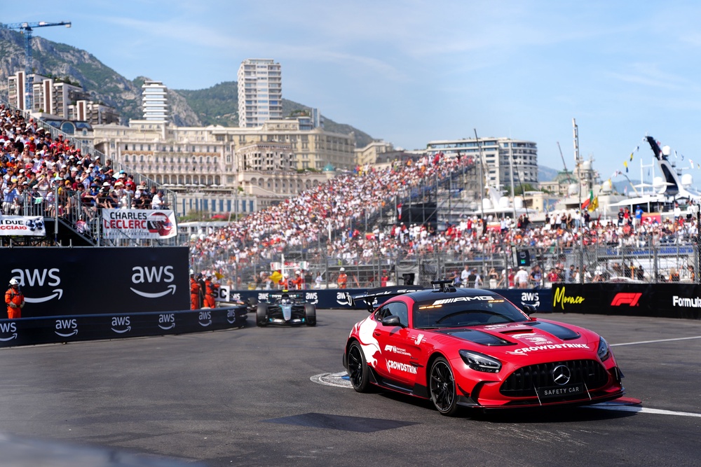 The safety car was brought out twice late on (David Davies/PA) (PA Wire)