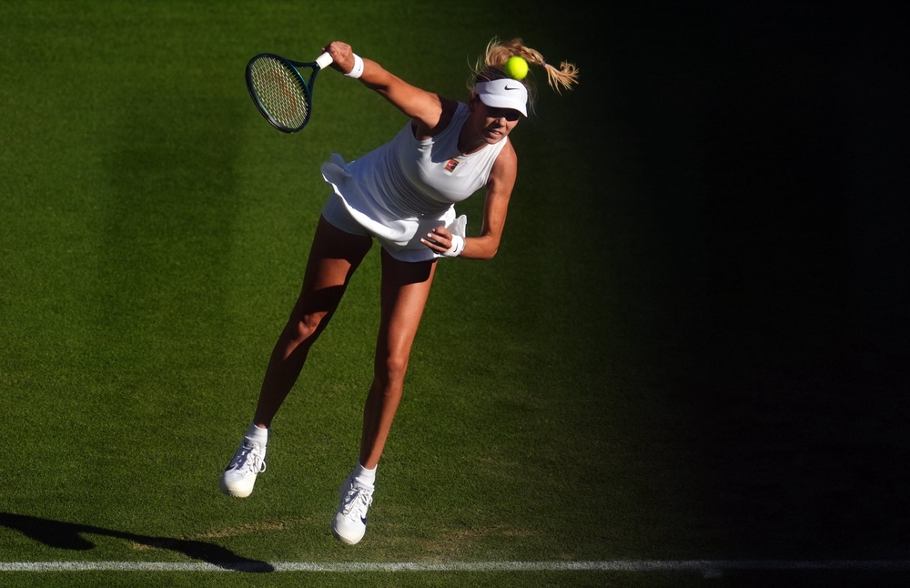 Katie Boulter (pictured) faces eighth seed Leylah Fernandez in the first round at Queen’s (Adam Davy/PA) (PA Archive)