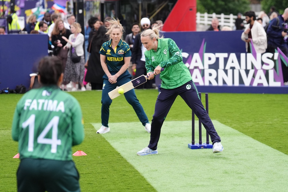 Ireland, captained by Gaby Lewis, are one of 12 teams taking part in the tournament (Jonathan Brady/PA) (PA Wire)