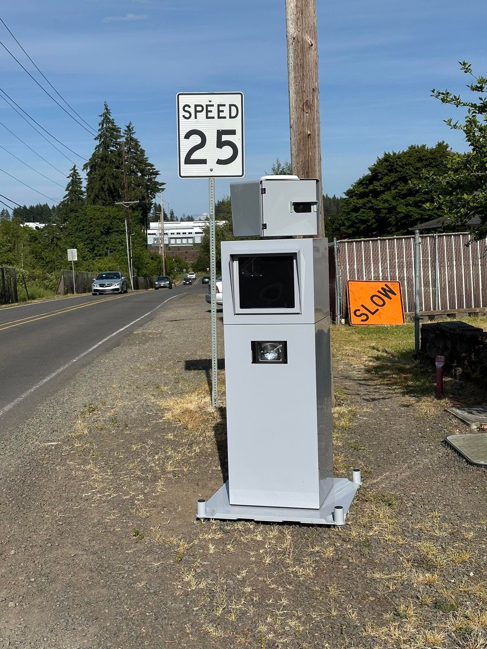 Police in Sherwood, Oregon, have caught 1,045 people speeding in just under two weeks, after installing cameras on a busy residential street (Sherwood Police Department)