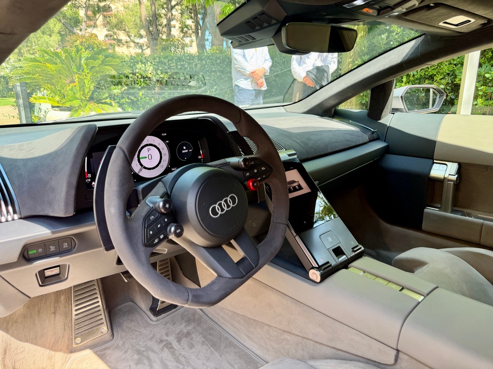 The Audi Nuvolari's interior has been designed to be easy to get in and out of (Steve Fowler)