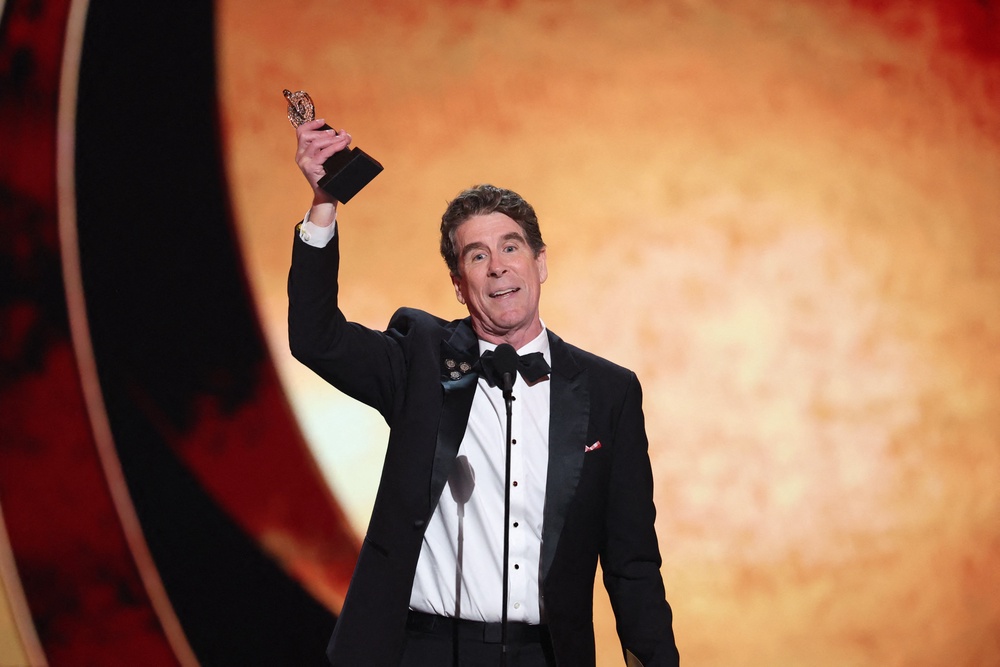 Cinco Paul took home two awards for ‘Schmigadoon!’ (Reuters)
