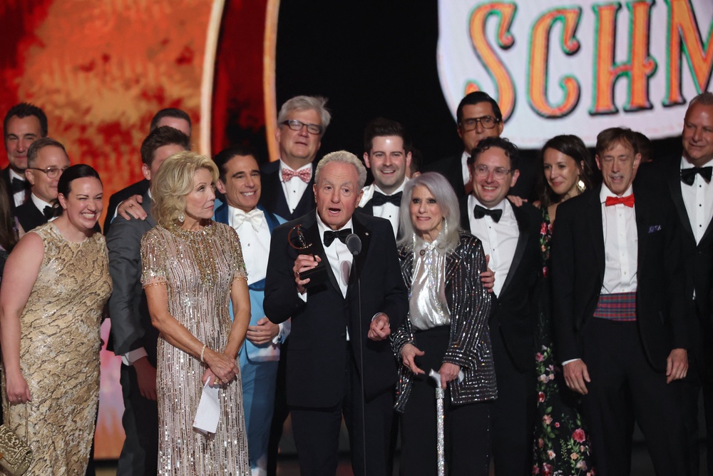 'Schmigadoon!' producer Lorne Michaels accepted the Tony Award for Best Musical (Reuters)