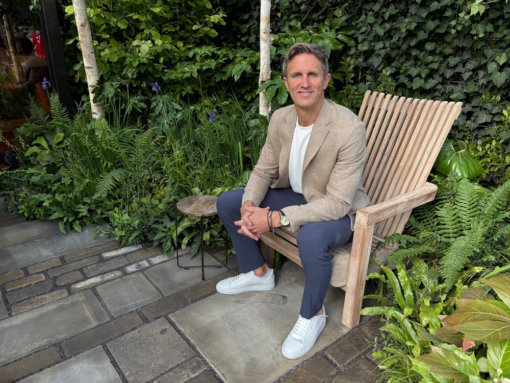 Garden designer Matt Keightley (Hannah Stephenson/PA)