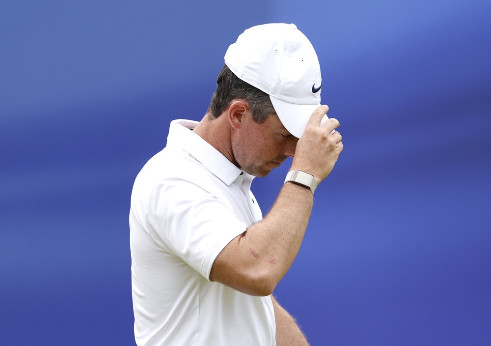 Rory McIlroy admitted his driving off the tee is frustrating him right now (Richard Sellers/PA) (PA Archive)