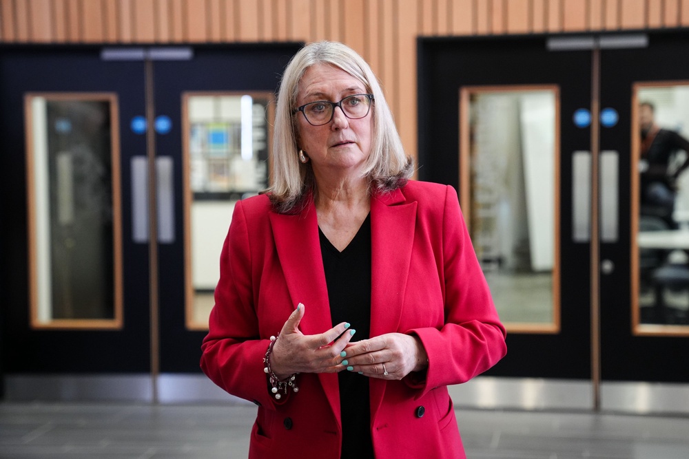 Skills minister Baroness Jacqui Smith criticised Pete Hegseth (PA Wire)