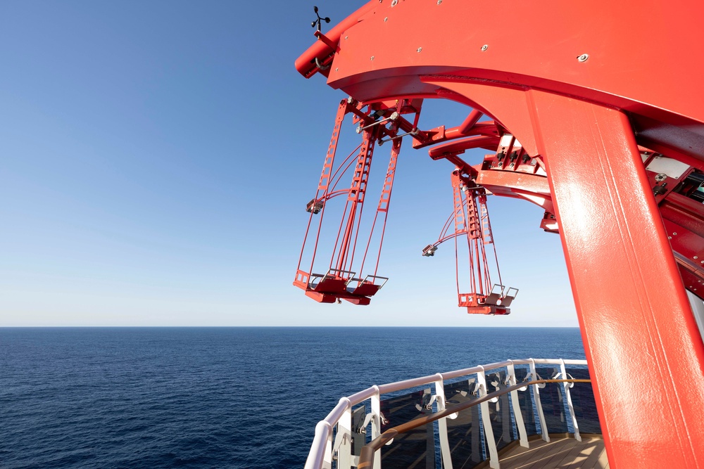 The Cliffhanger will let guests swing over the side of the ship (MSC Cruises)