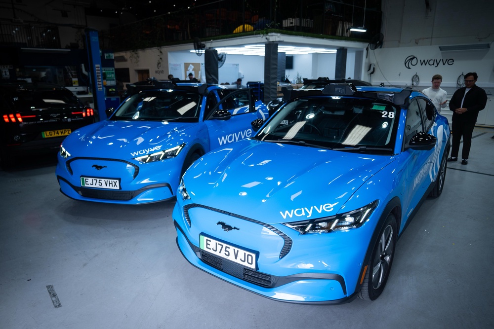 The first vehicles in the Wayve London fleet will be Ford Mustang Mach-E SUVs (James Manning/PA) (PA)