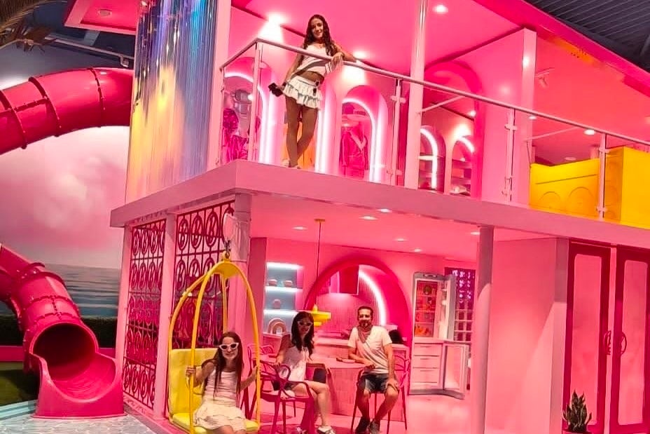 The Shoffmans visited a life-size Barbie Dreamhouse in Amsterdam (Marc Shoffman)